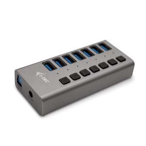i-tec U3CHARGEHUB7 7-Port USB 3.0 Hub, grau - USB-Hubs