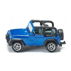Siku Jeep Wrangler blue diecast model car, 1:55 scale - Toy
