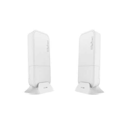 MikroTik RBWAPG-60AD POE WiFi Access Point Kit, 2 biele prístupové body so stojanmi
