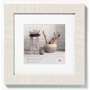 Walther HO220V Home 24,5x24,7 cm fehér képkeret texturált felülettel - Walther