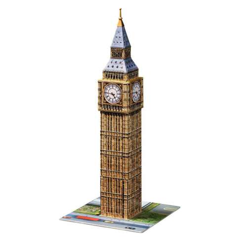 Kész Ravensburger 3D puzzle a londoni Big Benről, a híres óratoronyról - 3D puzzle