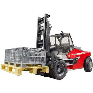 Bruder Linde HT160 Forklift Toy, 1:16 Scale, Grey - Bruder