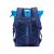 RivaCase Dijon 15,6 Zoll blauer Laptop-Rucksack hinten