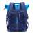 RivaCase Dijon 15.6 inch blue laptop backpack back view