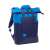 RivaCase Dijon 15.6 inch blue laptop backpack front view