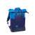 RivaCase Dijon 15.6 inch blue laptop backpack angled view
