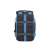 RivaCase Mercantour 15.6 inch laptop backpack, back view, black and blue
