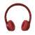 Omega Freestyle FH0915R Wireless Headset in red, front view