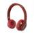 Omega Freestyle FH0915R Wireless Headset in red, side view