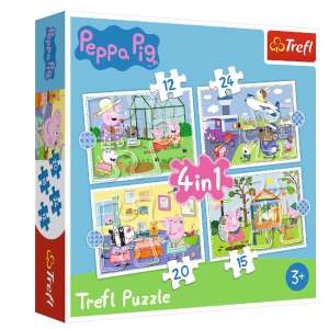 Trefl 4in1 Puzzle - Peppa malac 72642254 Puzzle - Mesehős