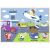 Peppa Pig puzzle scene: Peppa and friends at the airport