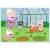 Peppa Pig puzzle piece, featuring the characters in the garden