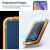 Spigen Glas.tR AlignMaster Samsung Galaxy A54 5G screen protector installation with engineered ridges