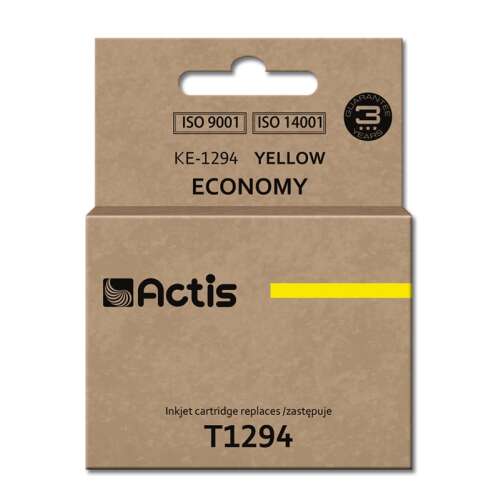 Actis KE-1294 Sárga Tintapatron Epson Nyomtatókhoz