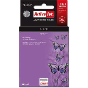 Cartuș de cerneală negru ActiveJet LC985Bk pentru imprimante Brother, dimensiune XL, 29ml - Consumabile pentru imprimantă