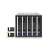 Icy Dock FatCage MB155SP-B 5x3.5" - 2x5.25" HDD keret, elülső nézet LED jelzőkkel