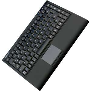 KeySonic ACK-3410 Mini USB Wired Keyboard EN - Black