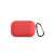Red silicone case for Apple AirPods Pro with carabiner