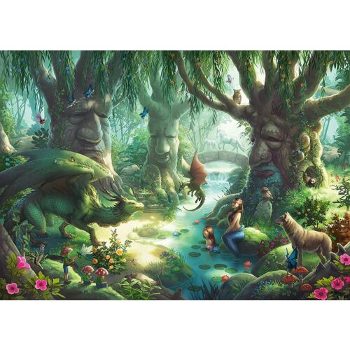 Detailed image of Ravensburger Exit Kids Magical Forest puzzle