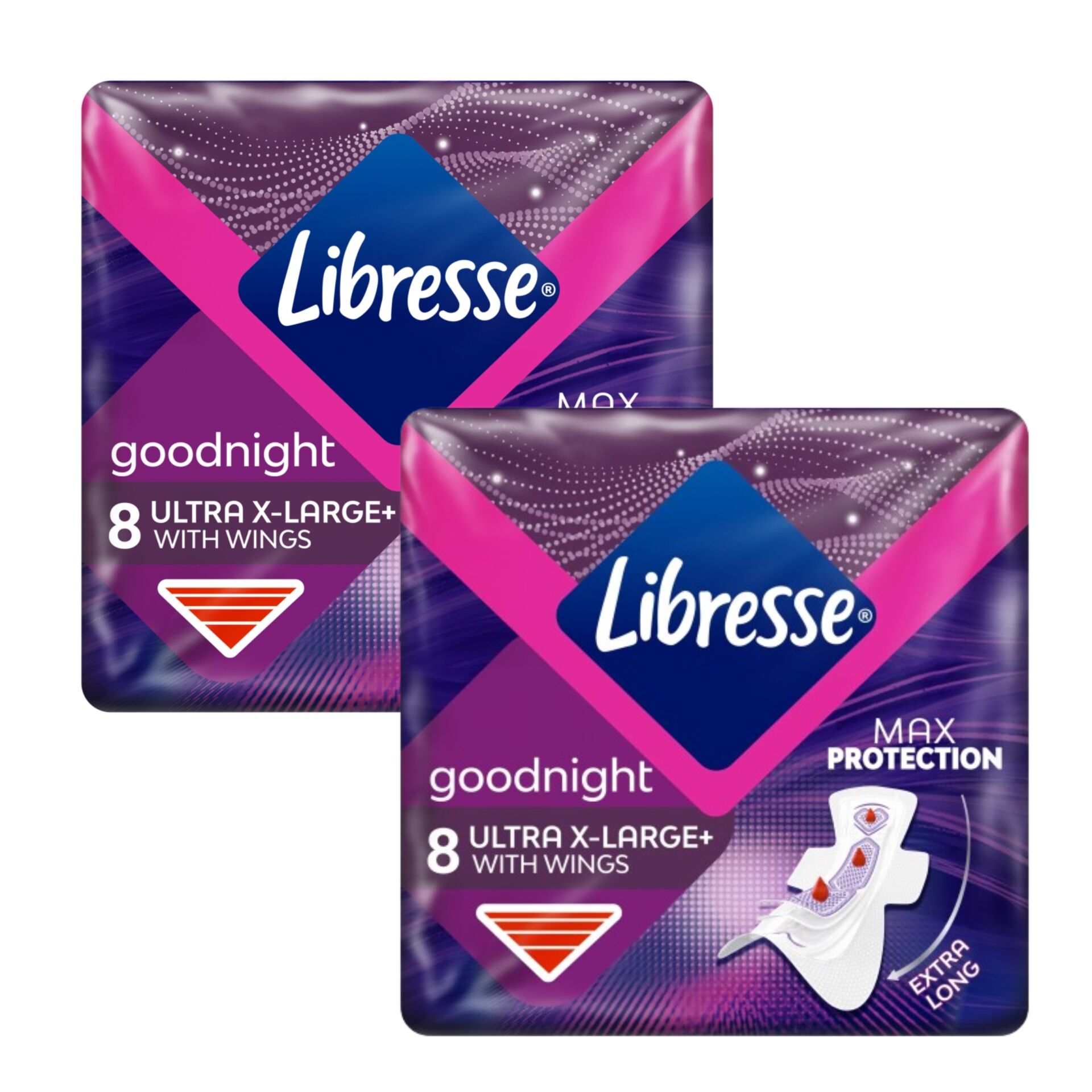 E-shop Libresse Goodnight Ultra X-Large Nočná hygienická vložka 2x8ks