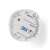 Detector de fum Nedis SmartLife Zigbee, alb, placă de montare, de aproape