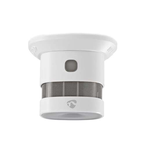 Nedis SmartLife Zigbee smoke detector, white, front view