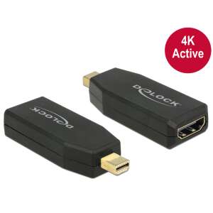 DeLock Mini DisplayPort - HDMI 4K Aktív Adapter - DisplayPort átalakító