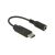 Аудио адаптер USB Type C мъжки към стерео женски 14 см, Delock - 65842 (65842) 72649121
