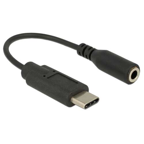 DeLock USB Type-C към 3,5 mm жак аудио адаптер, 14 cm