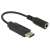 DeLock USB Type-C към 3,5 mm жак аудио адаптер, 14 cm