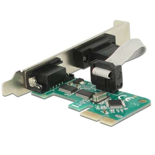 Card DeLock PCI Express la 2x Serial RS-232 89918, Card PCI Express cu două porturi seriale RS-232