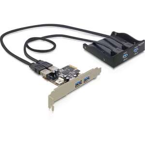 Delock 61893 Előlapi panel PCI Express kártyával - 2x USB 3.0 - USB bővítő