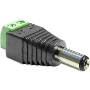 DeLock DC 5.5 x 2.5 mm Male to 2 Pin Terminal Block Adapter - Delock DC Cable