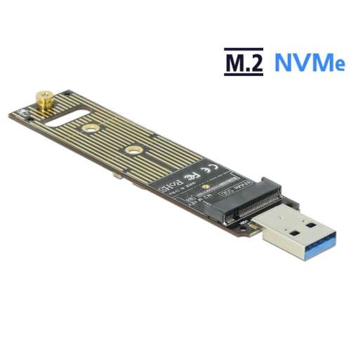 Konwerter DeLock M.2 NVMe PCIe SSD na USB 3.1 Gen 2
