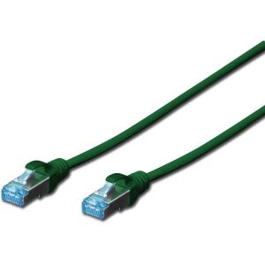 DIGITUS Patchkabel RJ45 SF/UTP Cat5e  1.00m grün Polybeutel 140556969 - Digitus UTP-Kabel