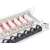 Panou de patch Digitus cu 24 porturi CAT6a, 0,5U, gri, detaliu al porturilor