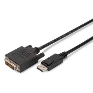 Assmann DisplayPort to DVI-D (Dual Link) (24+1) Cable, 3m Black AK-340301-030-S 84122973 - Digitus