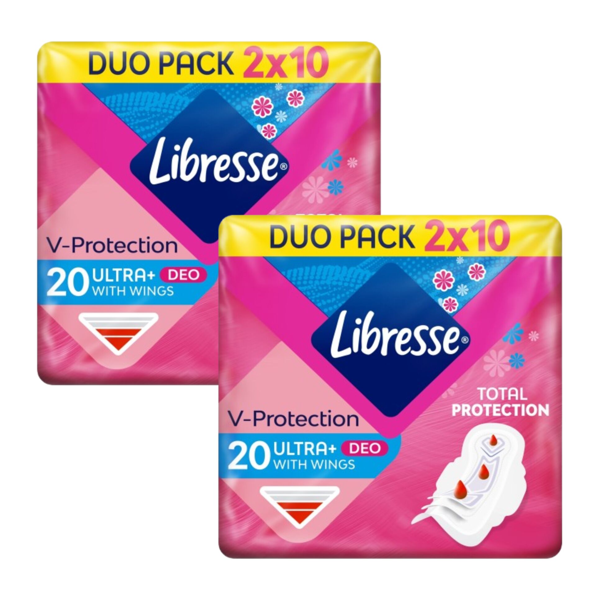 E-shop Libresse Ultra Deo Fresh normálna hygienická vložka s krídlami 2x20ks