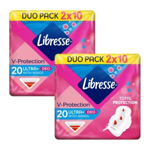 Libresse Ultra Deo Fresh șervețel sanitar normal cu aripi 2x20buc 120380038 - Absorbante