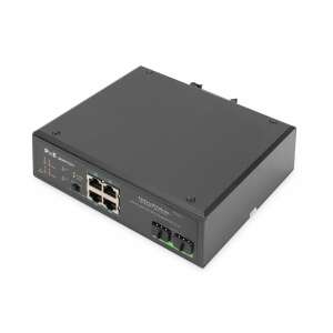 DIGITUS DN-651109 4-portni PoE+ i 2-portni SFP industrijski prekidač za montažu na DIN šinu 92887738 - Switch
