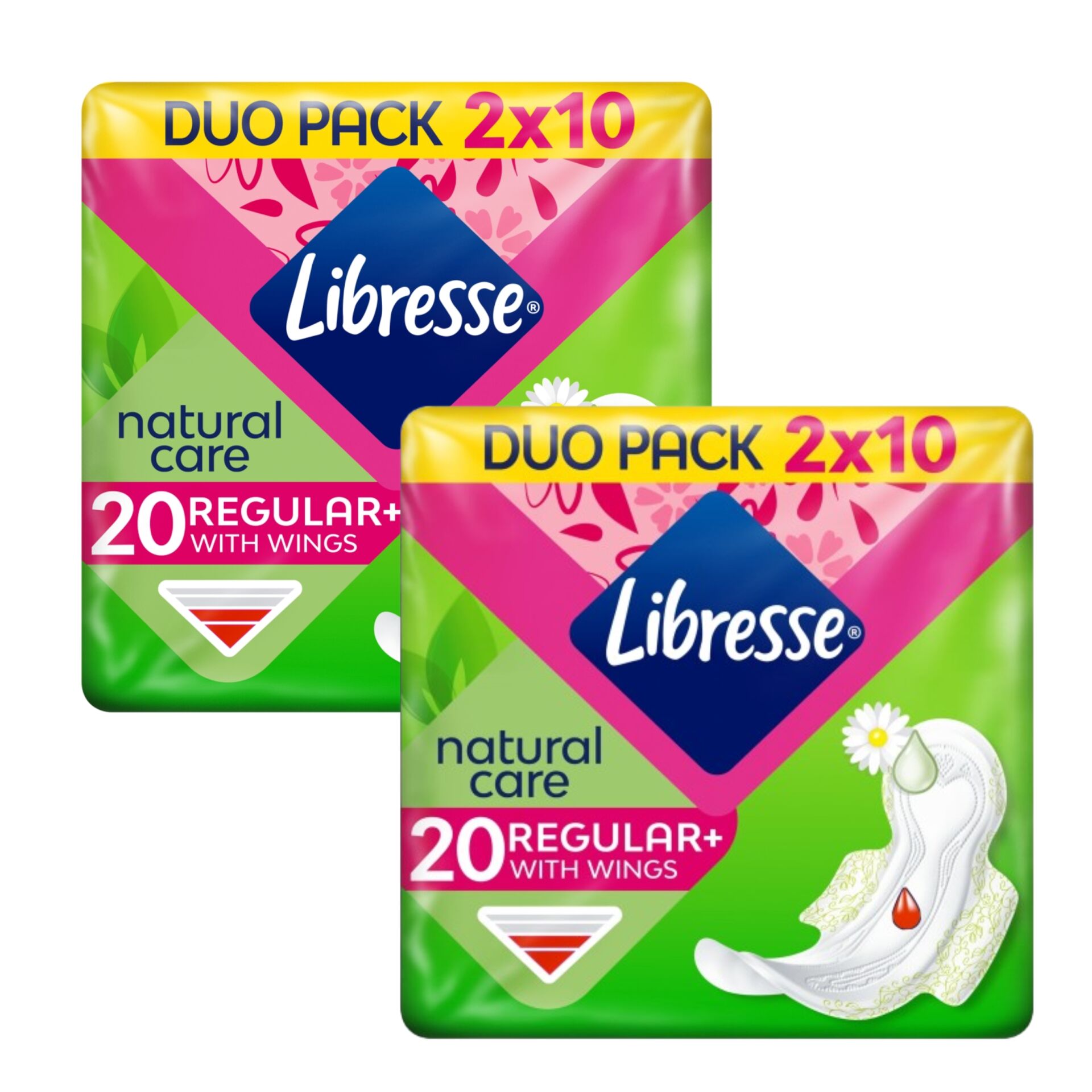 E-shop Libresse Natural Care Ultra normal hygienické vložky s krídlami 2x20ks