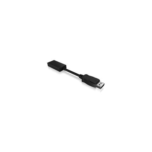Raidsonic IcyBox IB-AC508A DisplayPort zu HDMI Adapter, schwarz
