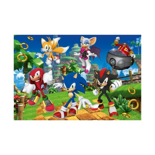 Trefl Sonic a Sündisznó 160 darabos puzzle Sonic, Tails, Knuckles, Rouge, Shadow és Dr. Eggman szereplőkkel