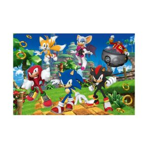 Trefl Sonic the Hedgehog 160-teiliges Puzzle mit Sonic, Tails, Knuckles, Rouge, Shadow und Dr. Eggman - Puzzle & Rätsel