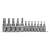 Sada bitov Torx YATO, 12 kusov, pohon 1/4 palca a 3/8 palca