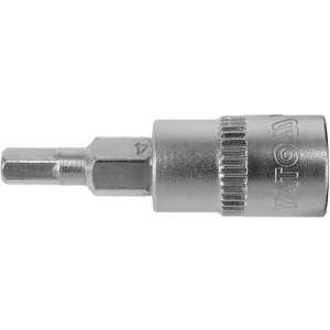 YATO Gniazdo bitowe sześciokątne 1/4 cala, 4 mm - Klucz do wtyczek