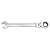 YATO 15 mm-es racsnis kombinált villáskulcs, 72 fog, CrV acél