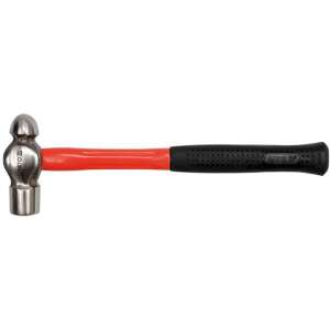 Ciocănel cu cap rotund YATO, 0,45 kg, mâner roșu, grip negru - Instrument