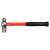 YATO Ball-peen Hammer, 0.45 kg, red handle, black grip