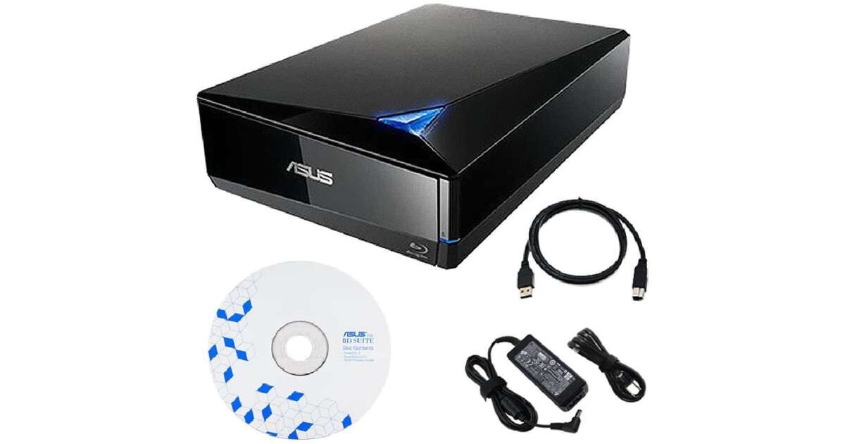 ASUS BW-16D1X-U Blu Ray Writer 16X Writing Speed USB 3.0 B4